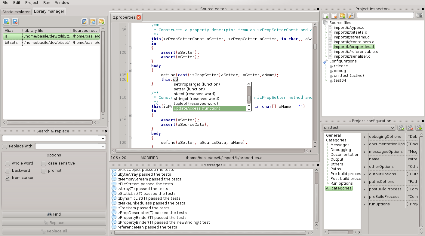 Coedit GUI preview Nux screen-cap